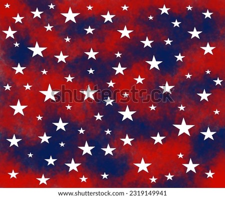 USA star seamless pattern texture background.