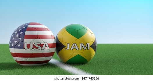 Jamaica National Team Images Stock Photos Vectors Shutterstock   Usa Vs Jamaica Soccer Match 260nw 1474745156 