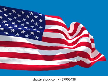 USA wave HD flag United States of America