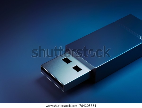 USB Flash Drive - 3d\
render