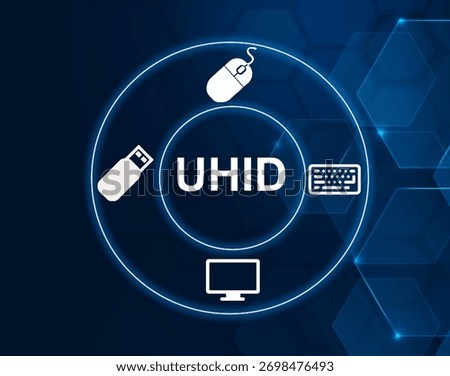 USB Human Interface Device connects input devices like keyboards and mice to computers.