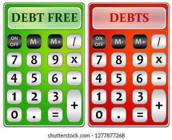 using a calculator in order to verify possible debts