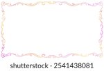 ute lase swirly ornate fairy tale border, pattern, pink and yellow