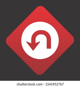 Uturn Icon For Your Project
