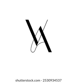 
A "VA" logo design combines bold simplicity with elegance, offering a clean and recognizable brand identity. The arrangement of the letters can symbolize unity, strength, or movement. - Powered by Shutterstock