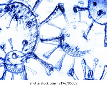 Vaccination Viruses. Indigo Immune Defense. Virus Images. Aqua Cancer Gene Therapy. Mold Illustration. Blue Life Cell. Turquoise Medicine. Probiotics Bacteria.