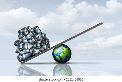 Vaccine Inequity And Inequality Or Unfair Global Vaccination Rollout As Rich Privileged Versus Poor Underprivileged Countries As Unequal Distribution Of Vaccines With 3D Illustration Elements.