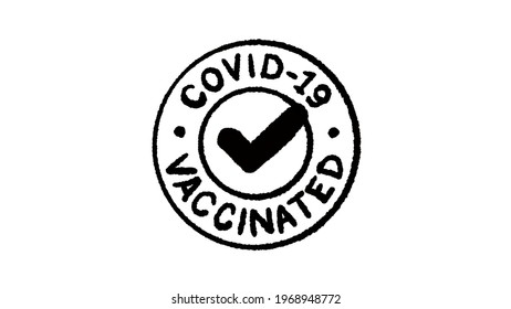 Vaccine Stamp Infographics, Yes Vaccine, Whiteboard Style Animation Ideal For Vaccination Campaign