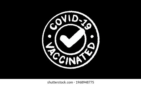 Vaccine Stamp Infographics, Yes Vaccine, Whiteboard Style Animation Ideal For Vaccination Campaign