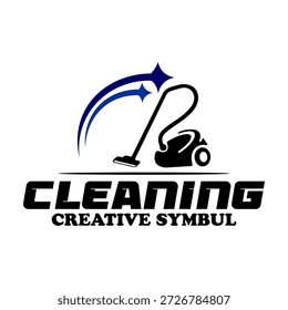 Vacuum cleaner vector logo template