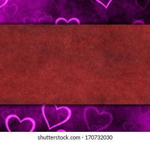 valentine background with hearts