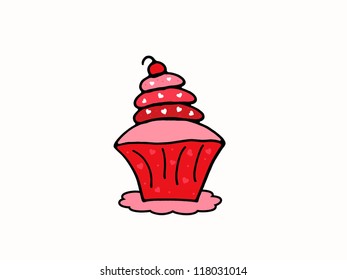 Valentine Cupcake