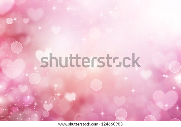 抽象的なピンクの背景にバレンタインハート バレンタインデーの壁紙 ハートホリデー背景 のイラスト素材
