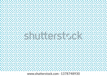 Valentines day background. Seamless pattern with small hearts on white, blue, neutral backdrop. Design for decoration, gift paper, textile. Raster. Abstract texture, repeat tiles. Love romantic theme.