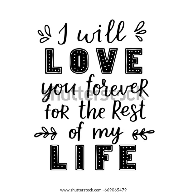 Love Card Black /& Whire