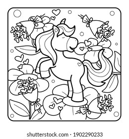 66 72  Valentines Day Coloring Pages Unicorn Best