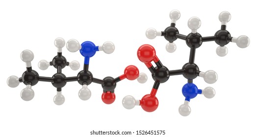 Valine Molecule Structure 3d Illustration Clipping Stock Illustration ...