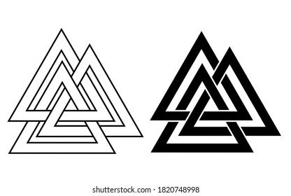 754 Valknut Symbol Images, Stock Photos & Vectors | Shutterstock