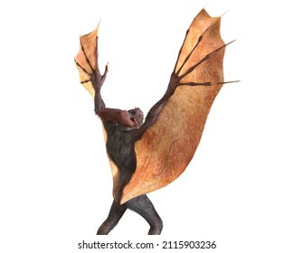 Vampire isolated in white background 3d illustration