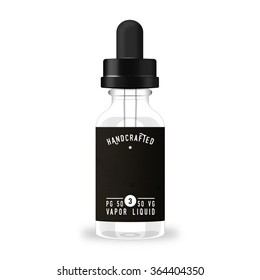 Vape Handcrafted Liquid Bottle Mockup