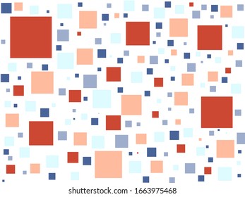 variety of squares : squrre pattern