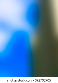 The variocolored blurred background and texture.