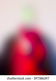 The variocolored blurred background and texture.
