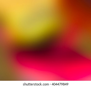 The variocolored blurred background and texture.