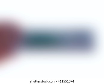 The variocolored blurred background and texture.