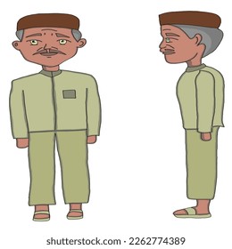 Various Characters Vector Illustration Design