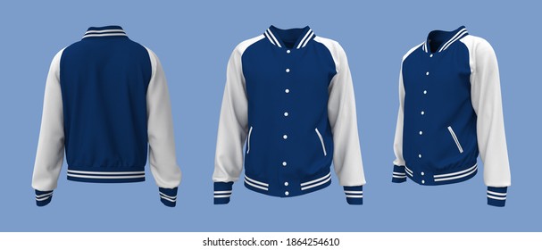 522 Blue varsity jacket Images, Stock Photos & Vectors | Shutterstock