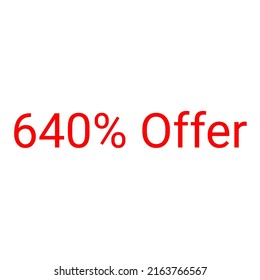 Varvand, 7 May 2022: 640% Offer greetng card.