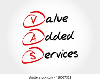 VAS - Value Added Services, Acronym Business Concept