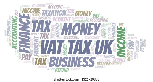 Vat Tax Uk Word Cloud.