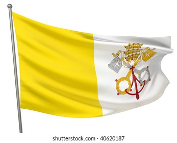 Vatican City Holy See Flag Stock Illustration 40620187 | Shutterstock