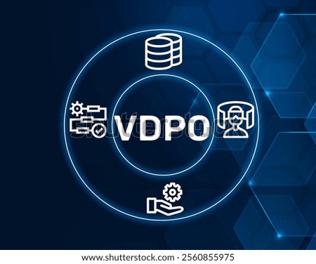 VDPO acronym. An entity managing data processing in a virtual environment.