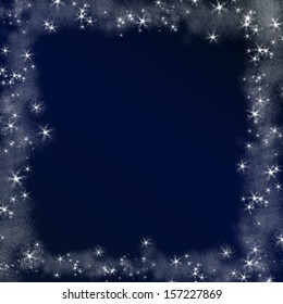 Vector abstract dark background. Blurry smooth glowing waves.