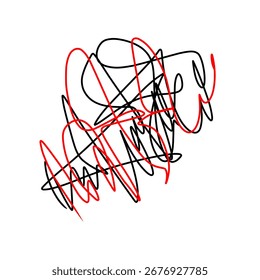 Vector líneas abstractas enredadas