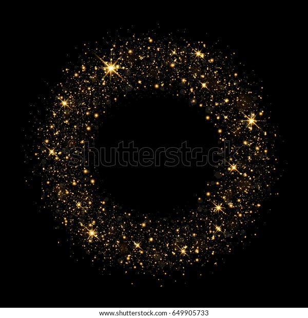 Vector Background Glowing Light Effect Stars Stock Illustration ...