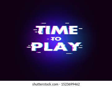 vector background time to play