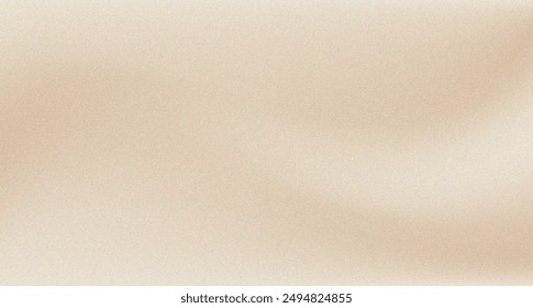 Vector beige gradient  grain texture background. Simple and soft light brown gold texture soft solid plain