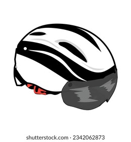 It's vector bicycle helmet illustration, sport, excited, fun. - Powered by Shutterstock