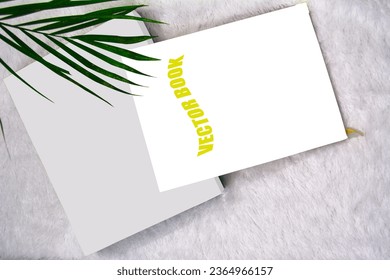 Vector book isol white background