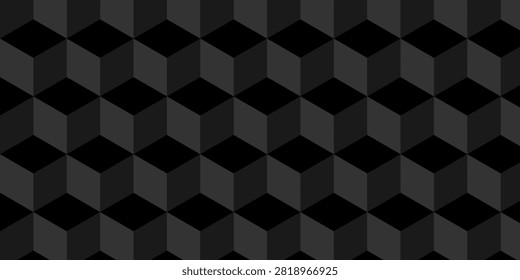  Vector cubic background with seamless geometric pattern. Abstract minimal blank cube. Modern mosaic and grid pattern.