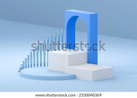 A vector of a geometric wallpaper with stages.