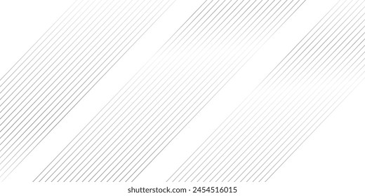 Vector gradient gray line abstract pattern Transparent monochrome striped texture, minimal background. Beautiful white feather pattern texture.  white striped diagonal line technology concept.