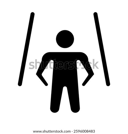 Vector icon of independence, highlighting autonomy and self-reliance in mental health.
