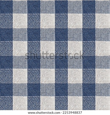 Vector illustration of a  blue plaid pattern interspersed with a white background with a nice pattern for the background.