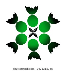 Vector illustration of creative decorative green person, people and leaf against white background as Board diversity symbol. ESG sustainability framework concept. Eco friendly sign. Green company. - Powered by Shutterstock