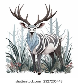Vector illustration Wild Animal  Realistic  Colorful  Big Size   easy to edit  combine